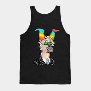 horse man rainbow Tank Top